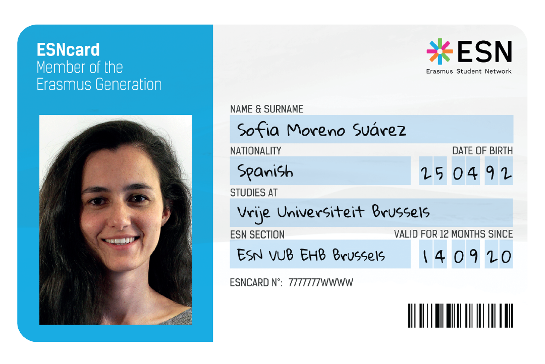 Filled ESN card